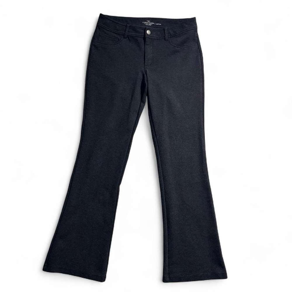 Faded Glory Women Dark Grey Bootcut Jeans Size 12 Stretch Denim Pants NWOT